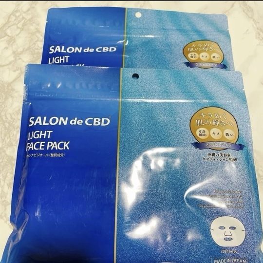 SALON de CBD フェイスマスク さっぱりタイプ 30枚入り フェイスパック